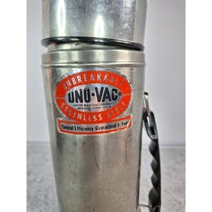 UNO VAC Stainless Steel Unbreakable Thermos Thermal Efficiency 5 Year Guarantee